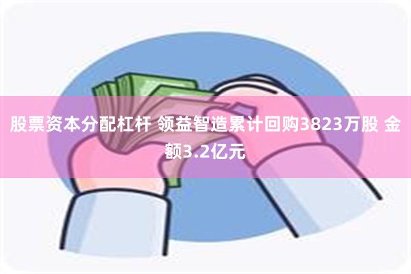 股票资本分配杠杆 领益智造累计回购3823万股 金额3.2亿元