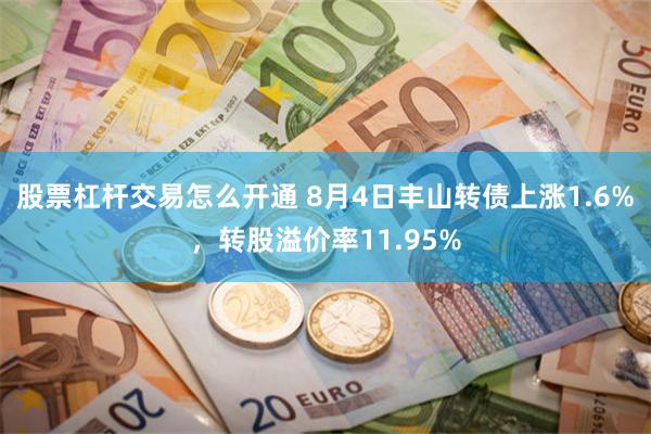 股票杠杆交易怎么开通 8月4日丰山转债上涨1.6%，转股溢价率11.95%